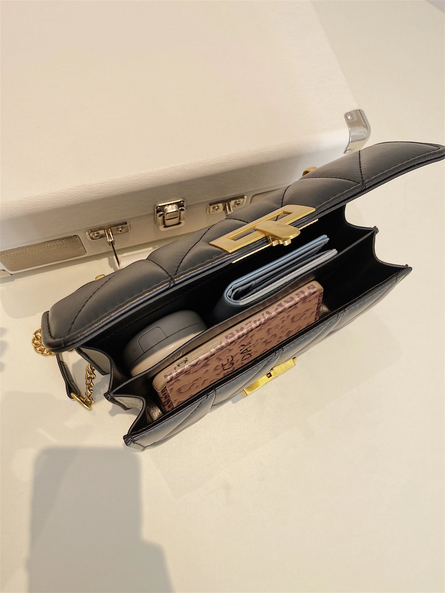 intérieur du sac bandoulière