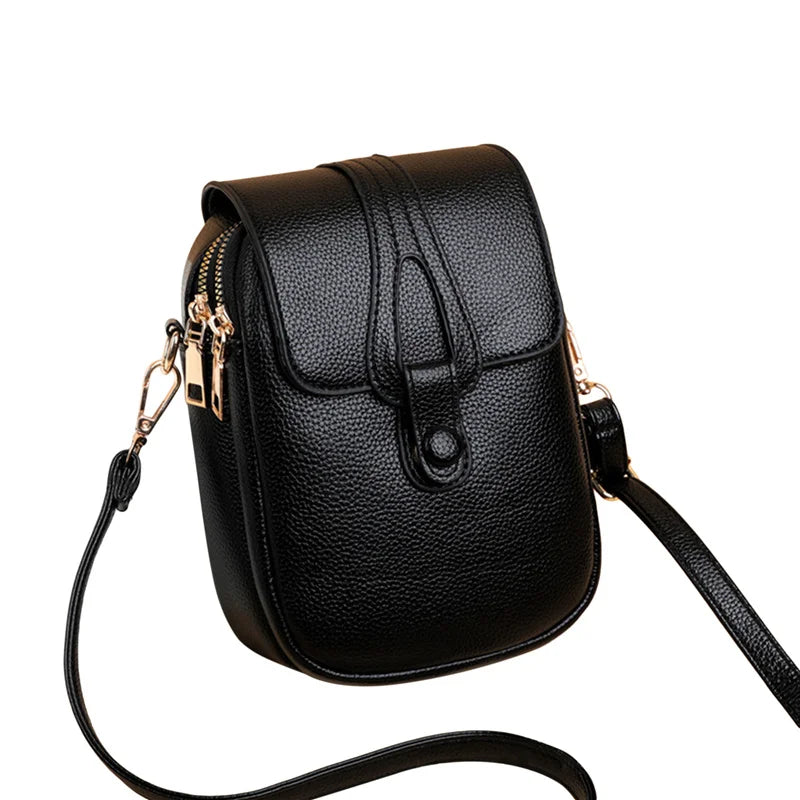 mini sac bandouliere pour telephone portable noir