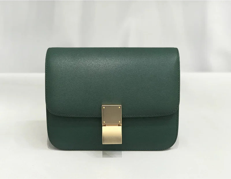 sac bandoulière à rabat femme vert foret
