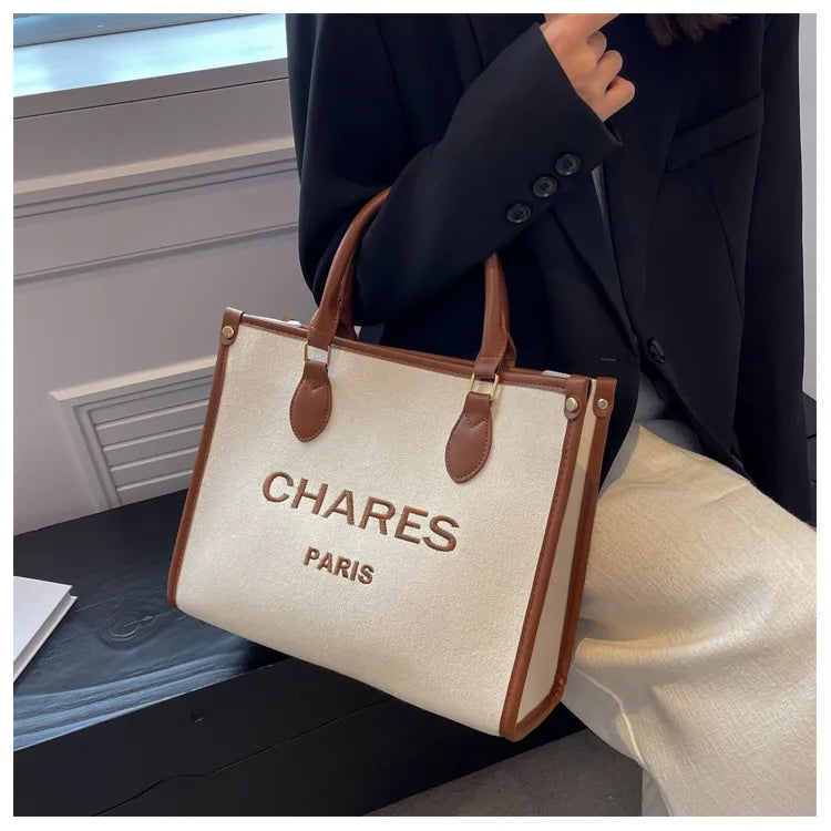 grand sac cabas avec fermeture eclair porte au bras