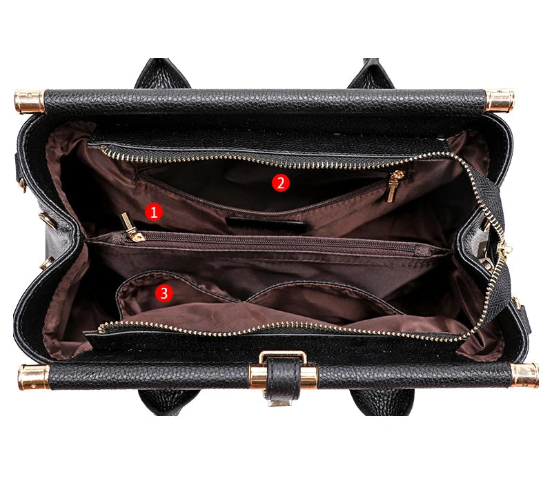intérieur du sac à main croco