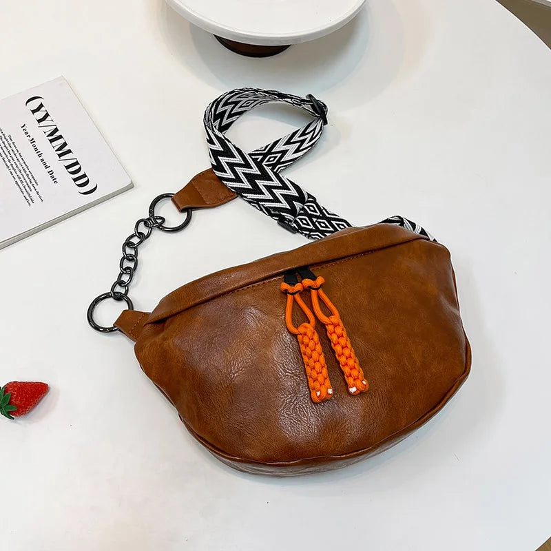 gros sac banane femme camel