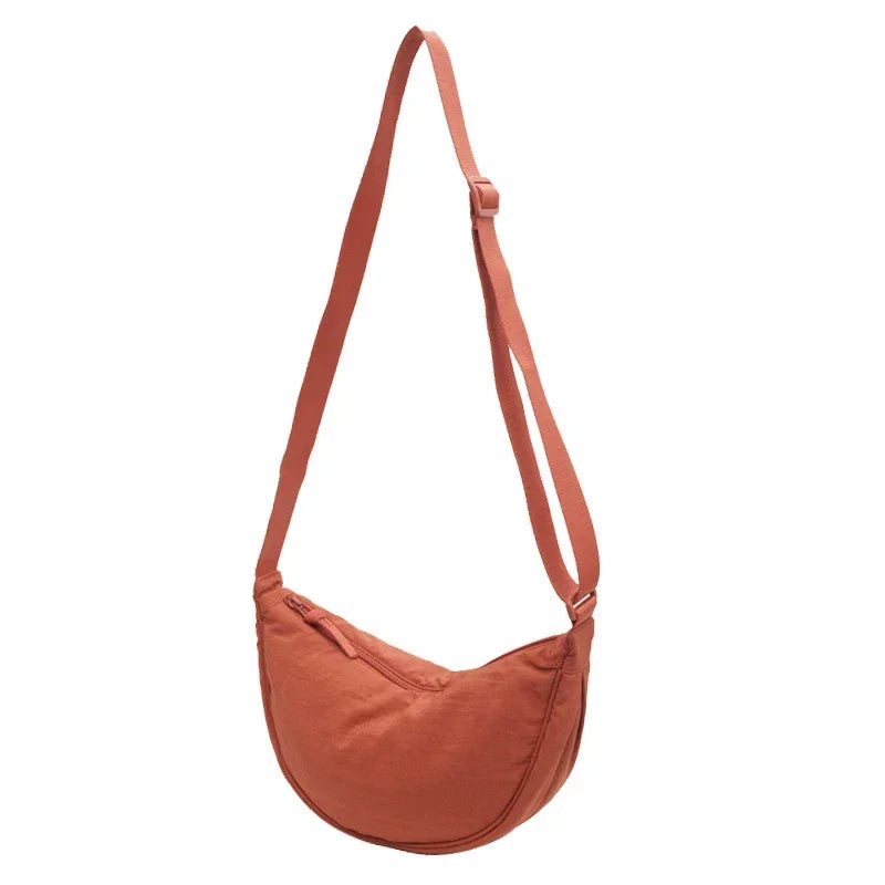 sac banane bandouliere femme orange