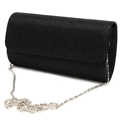 sac bandouliere paillettes noir soiree
