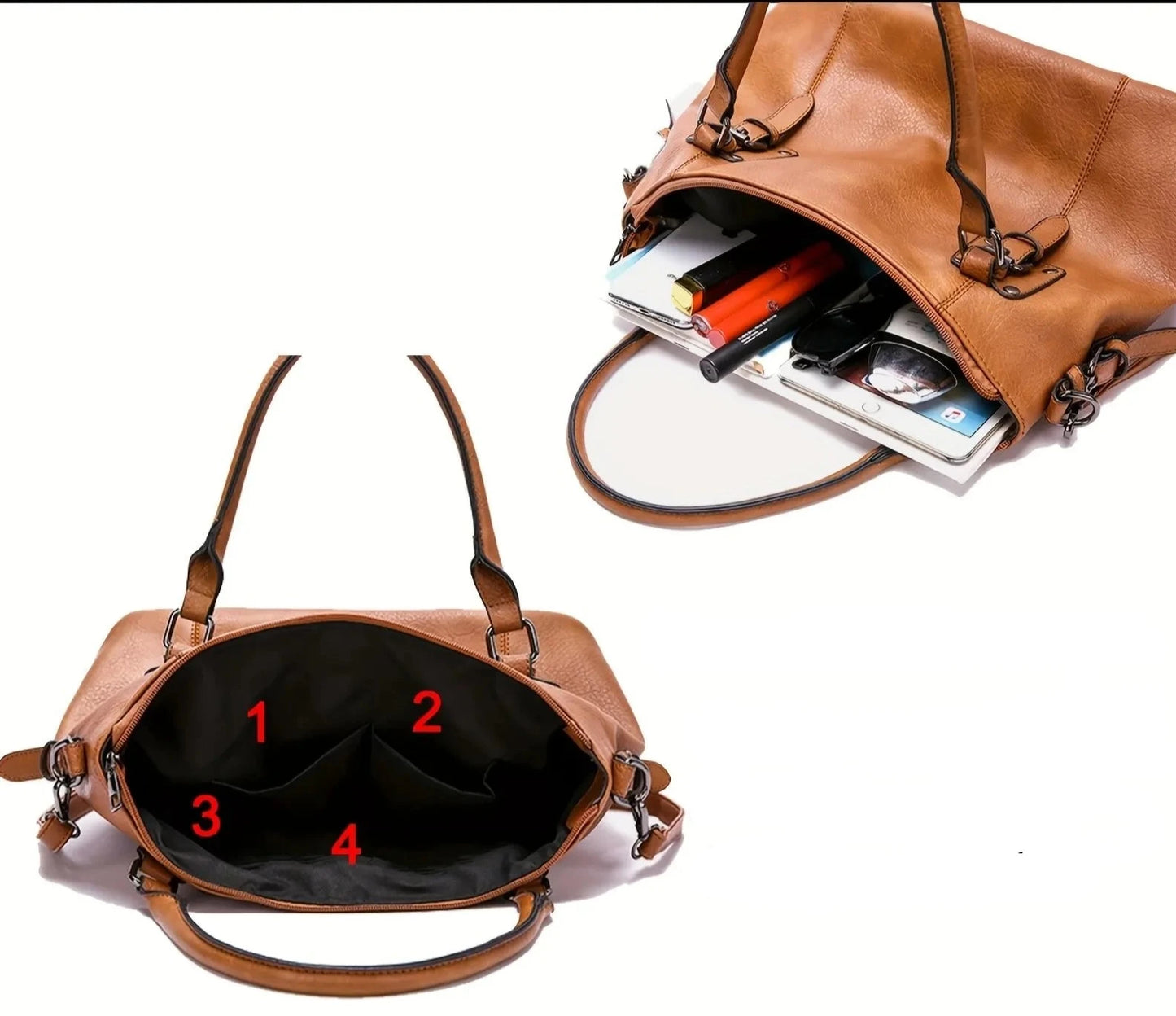 interieur du sac de cours lycée bandoulière