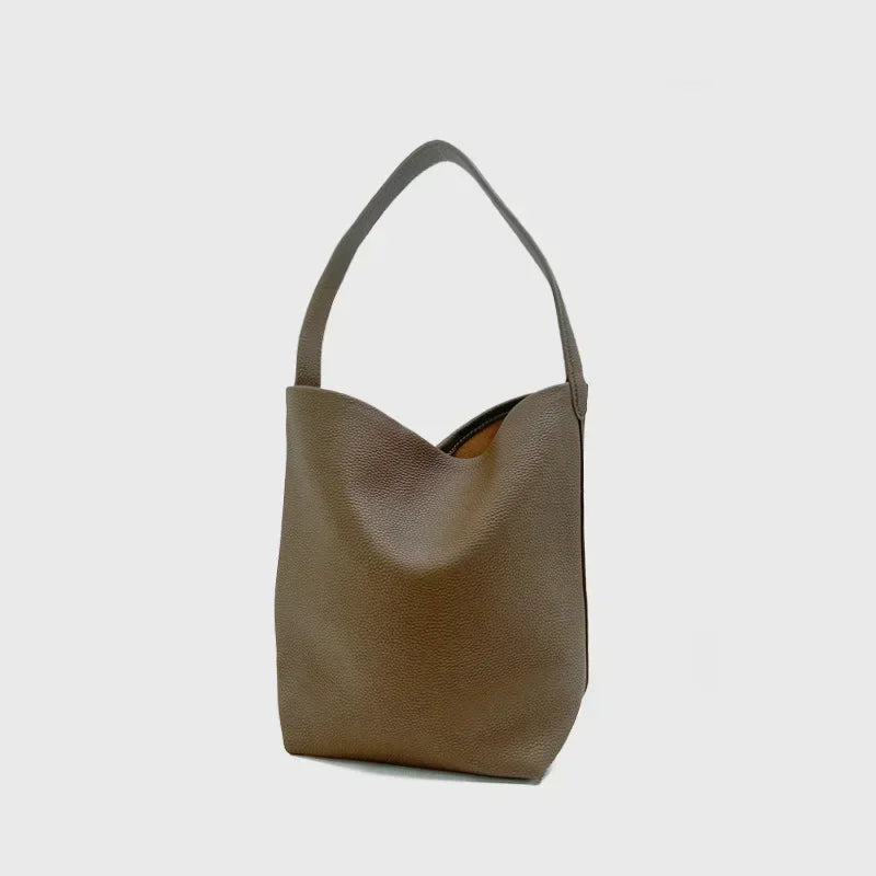grand sac a main de luxe taupe