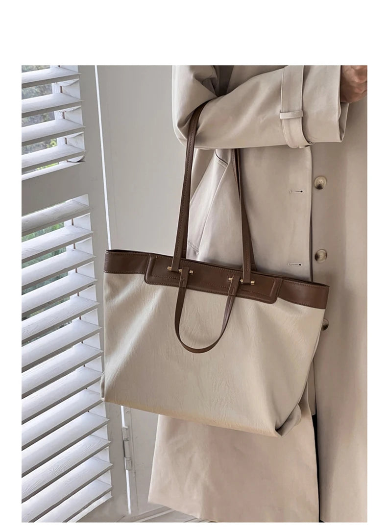 sac de cours cuir elegant