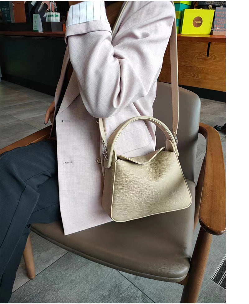 sac a main cuir beige porte bandouliere