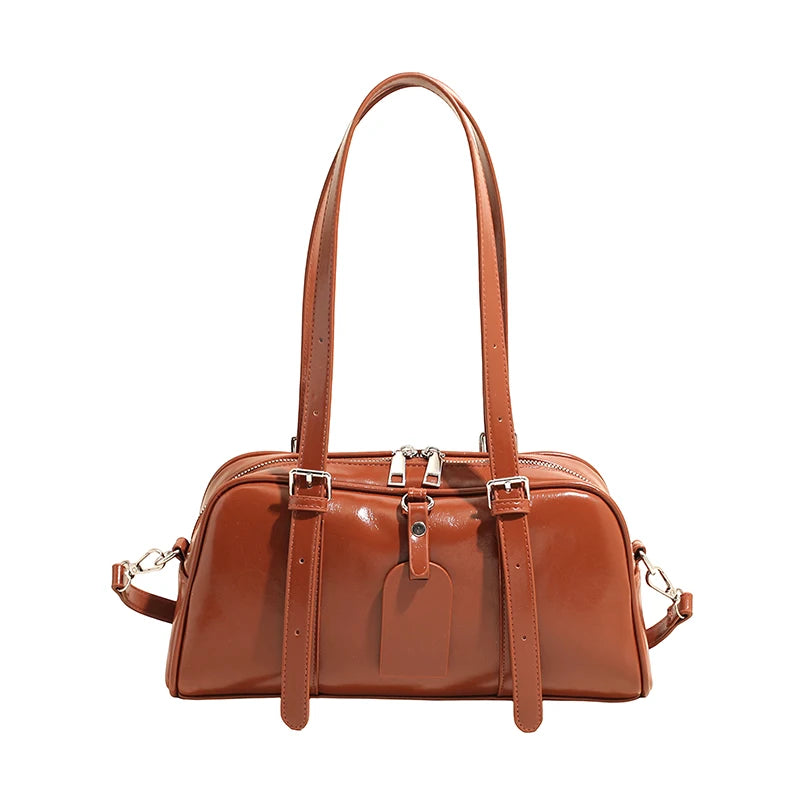 sac a main rectangulaire camel