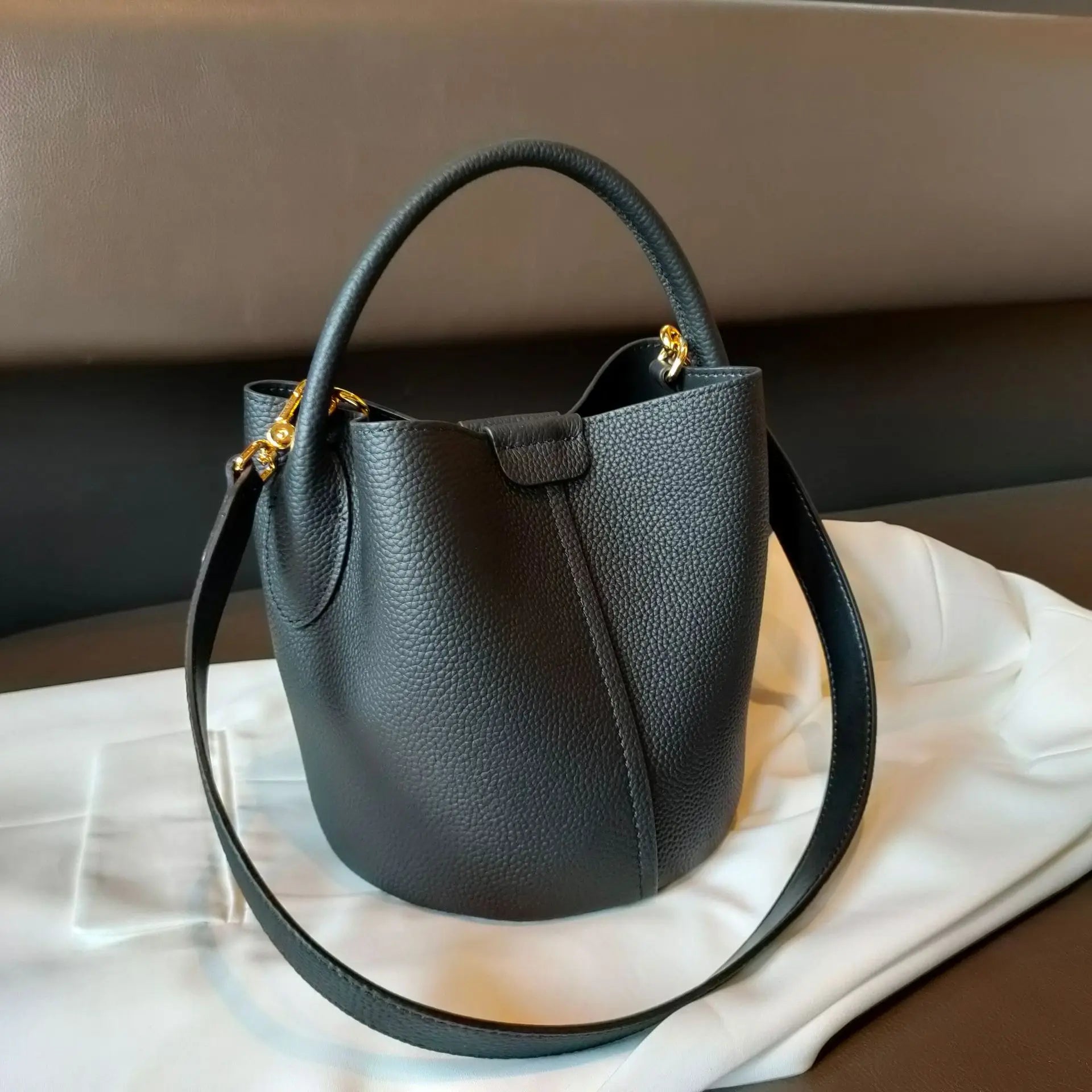 sac bandouliere de luxe noir