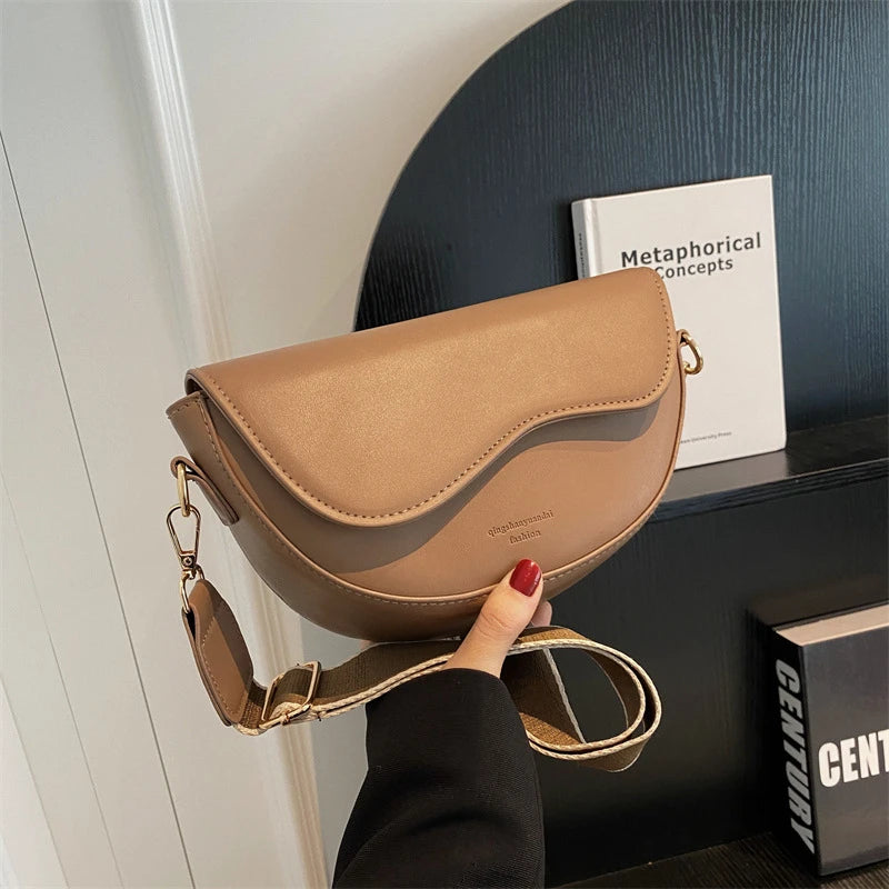 sac banane bandouliere marron clair