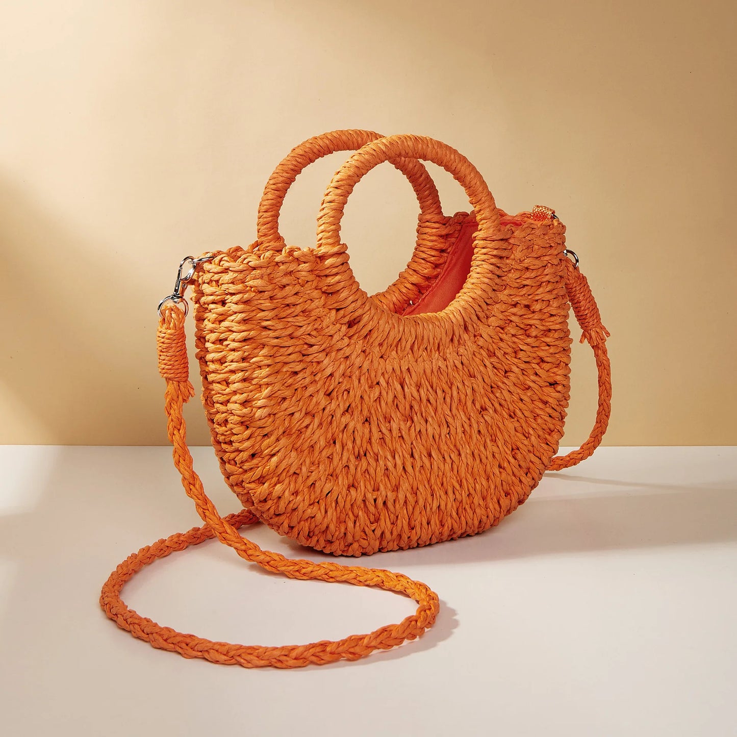 sac osier bandouliere orange