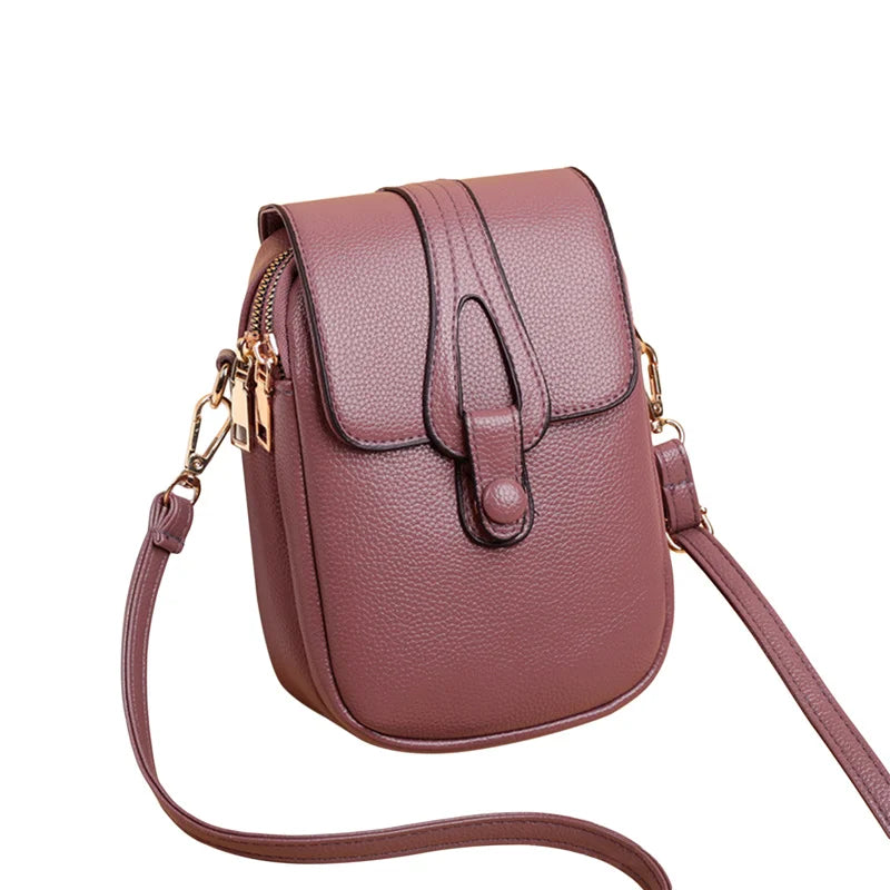 mini sac bandouliere pour telephone portable rose