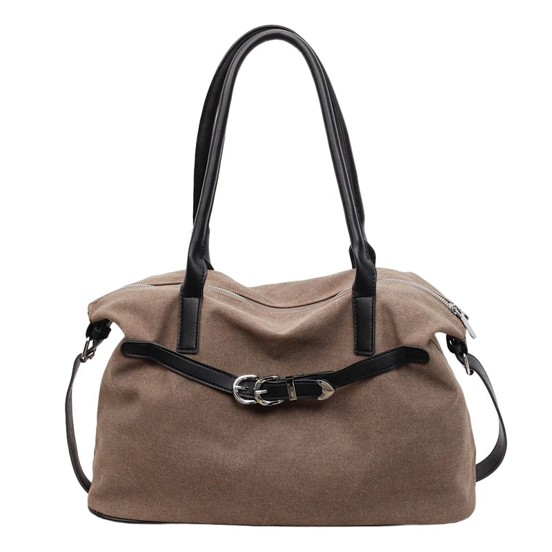 sac cabas femme en toile taupe