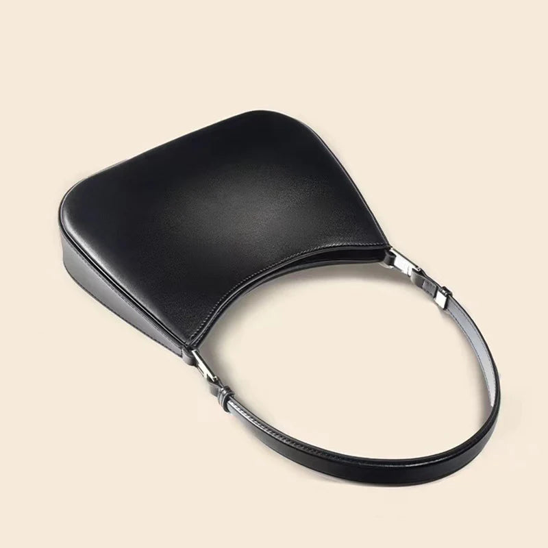 sac cuir noir tendance