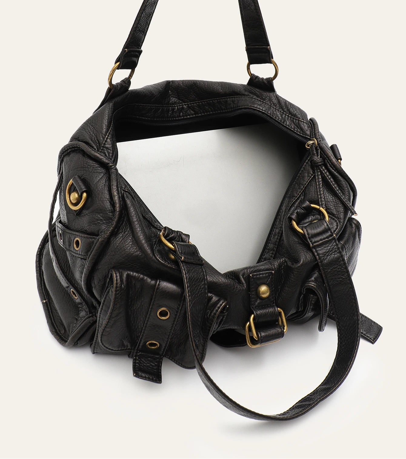 sac a main noir vintage