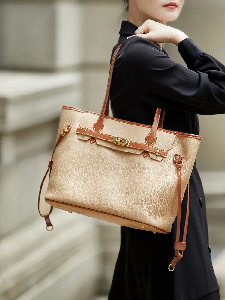 tote bag en cuir de luxe