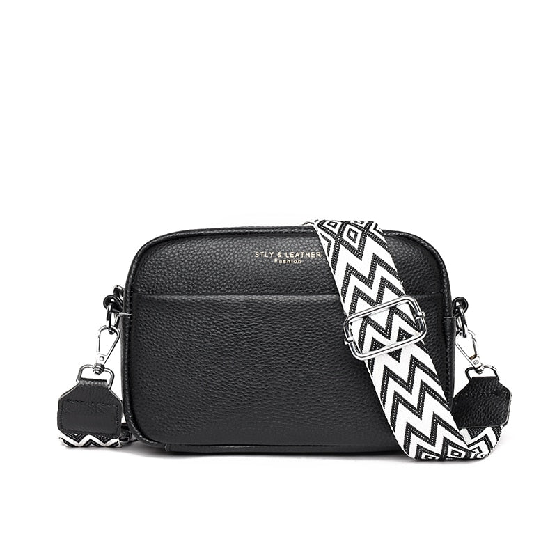 sac bandouliere noir cuir