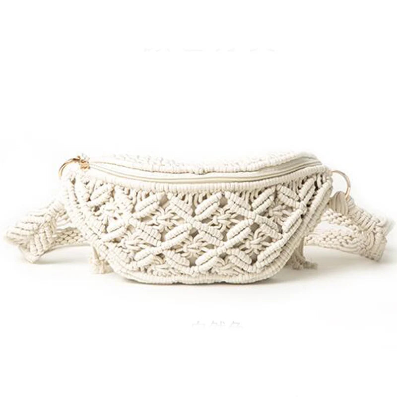 sac banane femme ete blanc