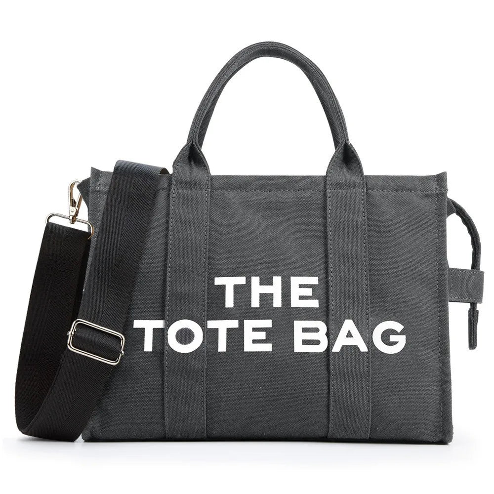 tote bag luxe gris foncé