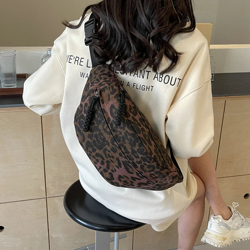 sac banane femme leopard tendance