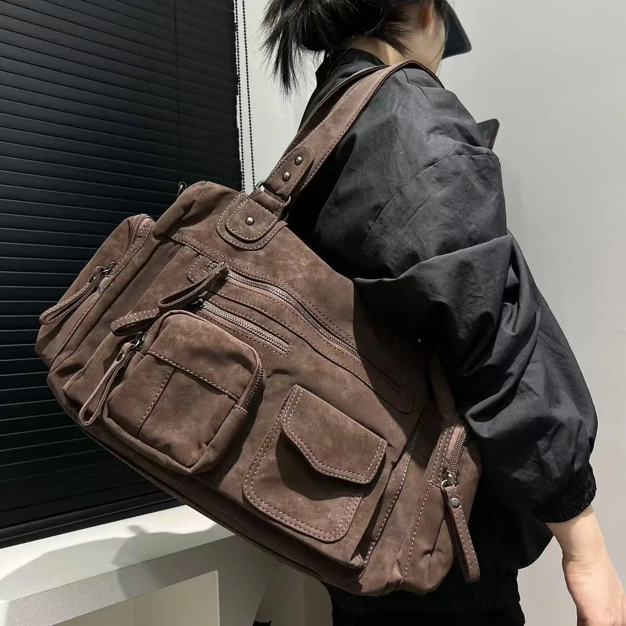 grand sac cabas multipoches