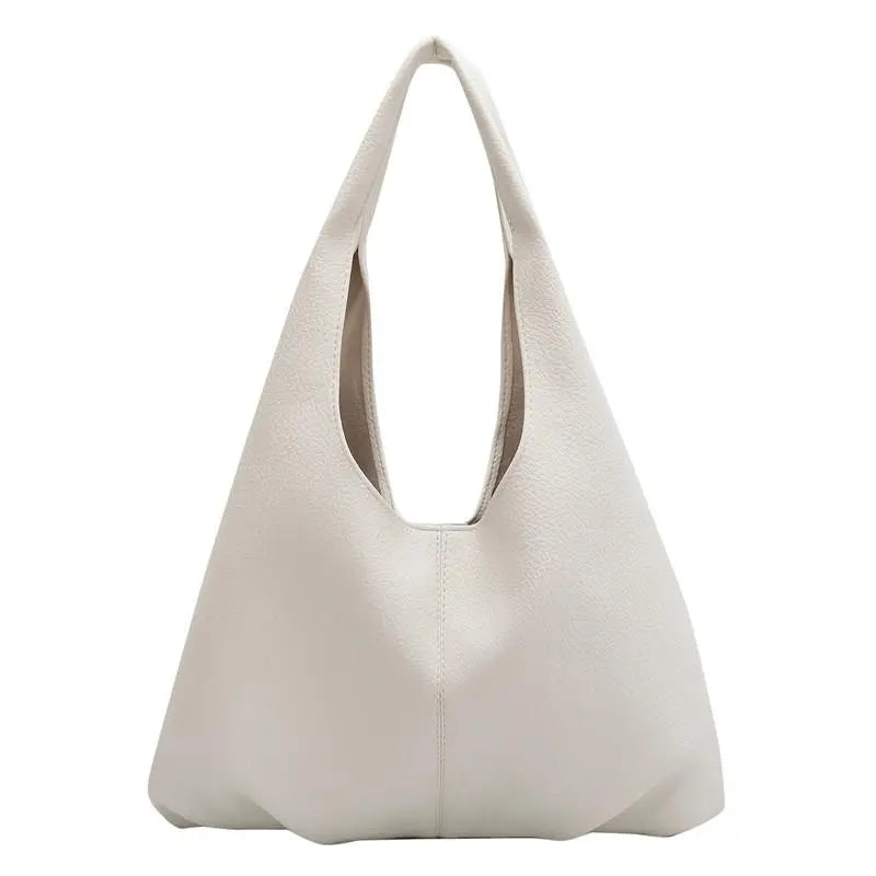 grand sac a main femme blanc en similicuir