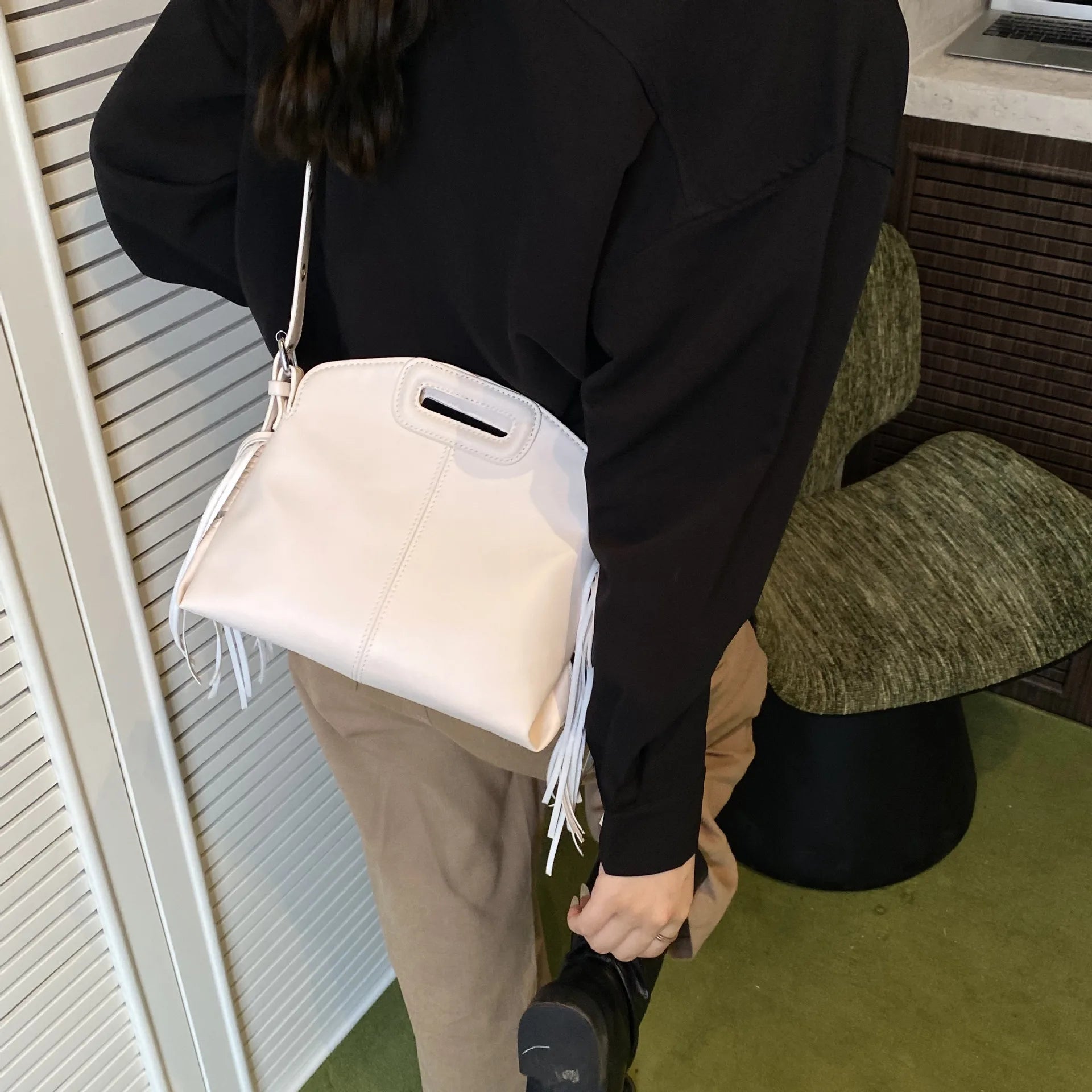 petit sac bandouliere blanc