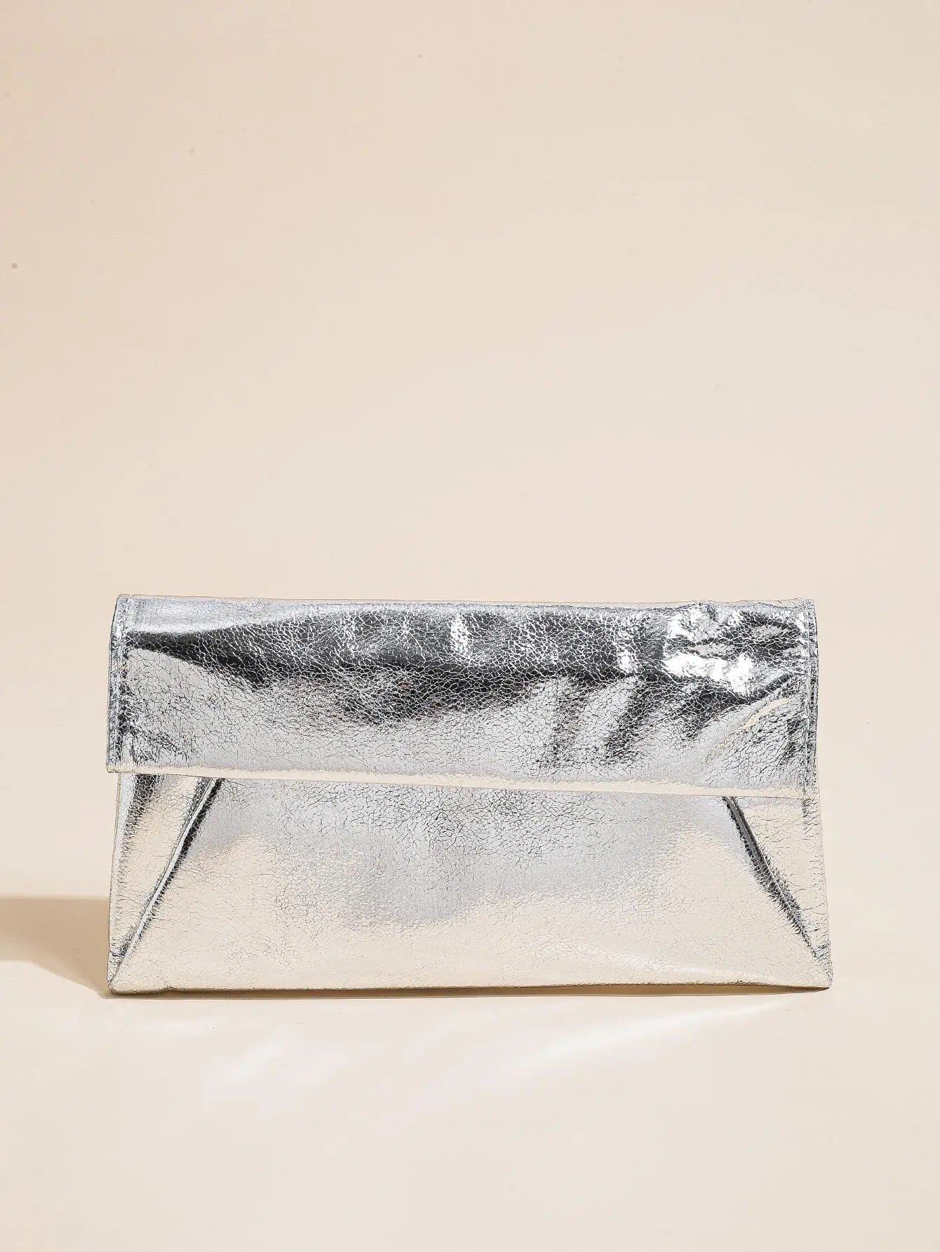 pochette metalise femme