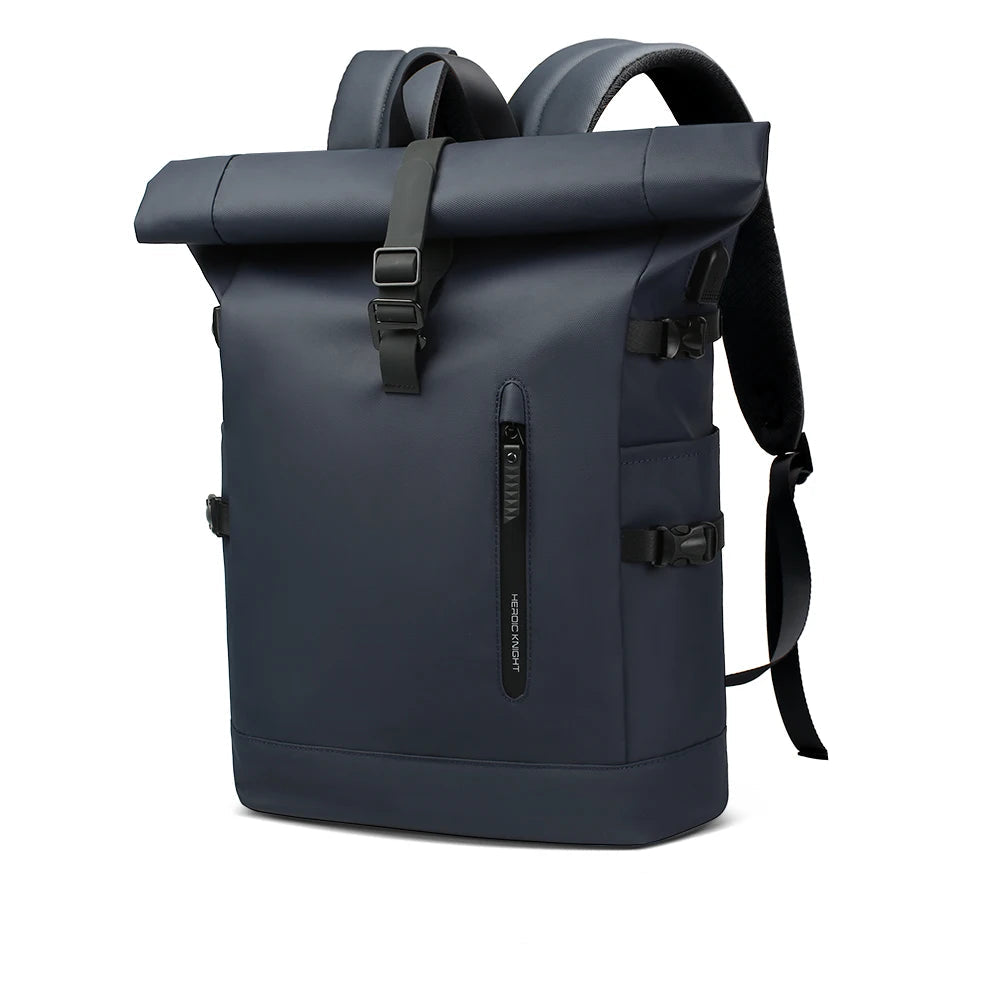 sac a dos bleu marine roll top