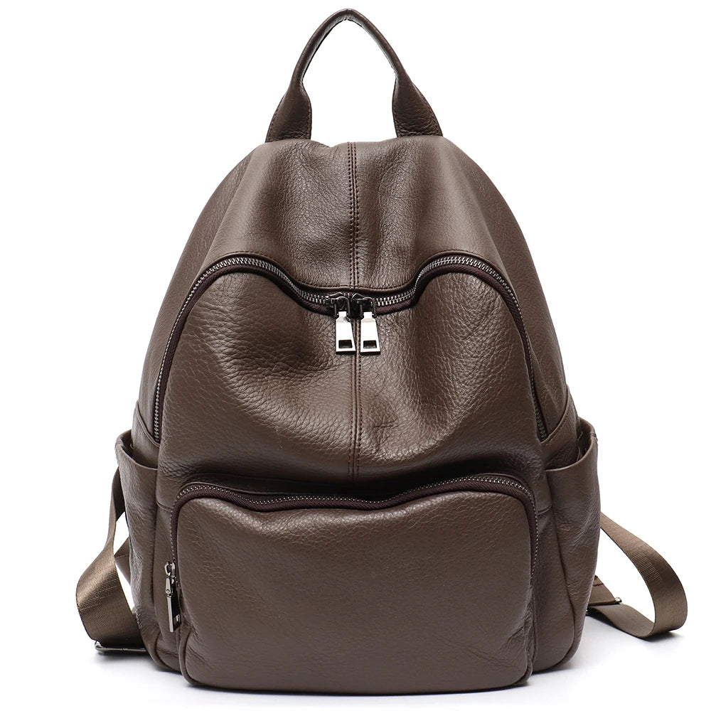 sac a dos femme elegant café