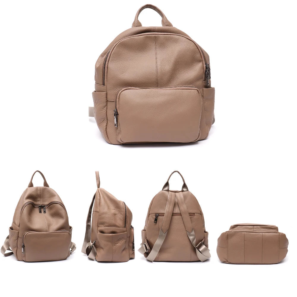 sac a dos femme marron