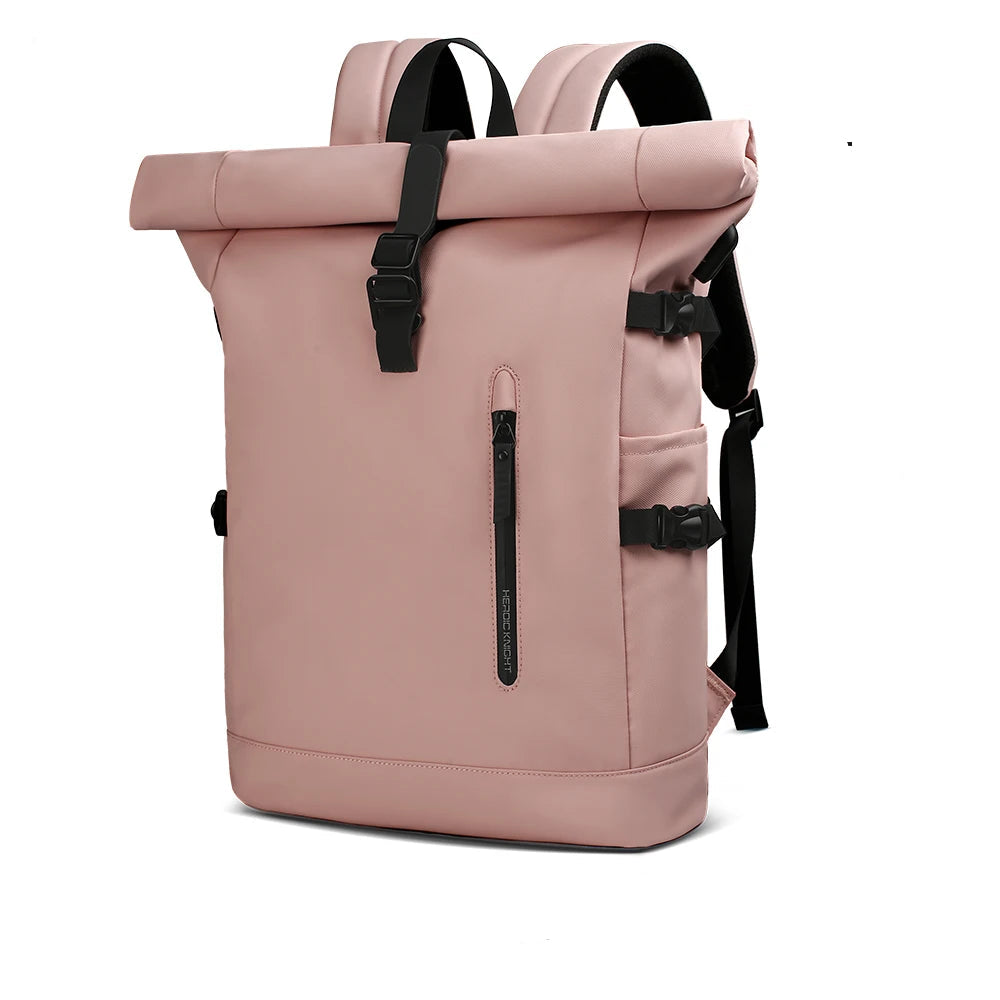sac a dos impermeable rose