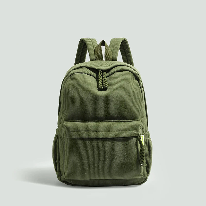 sac a dos velours kaki