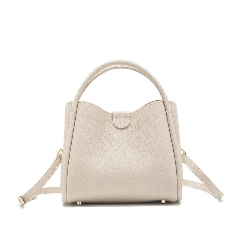 sac a main bandouliere cuir blanc casse