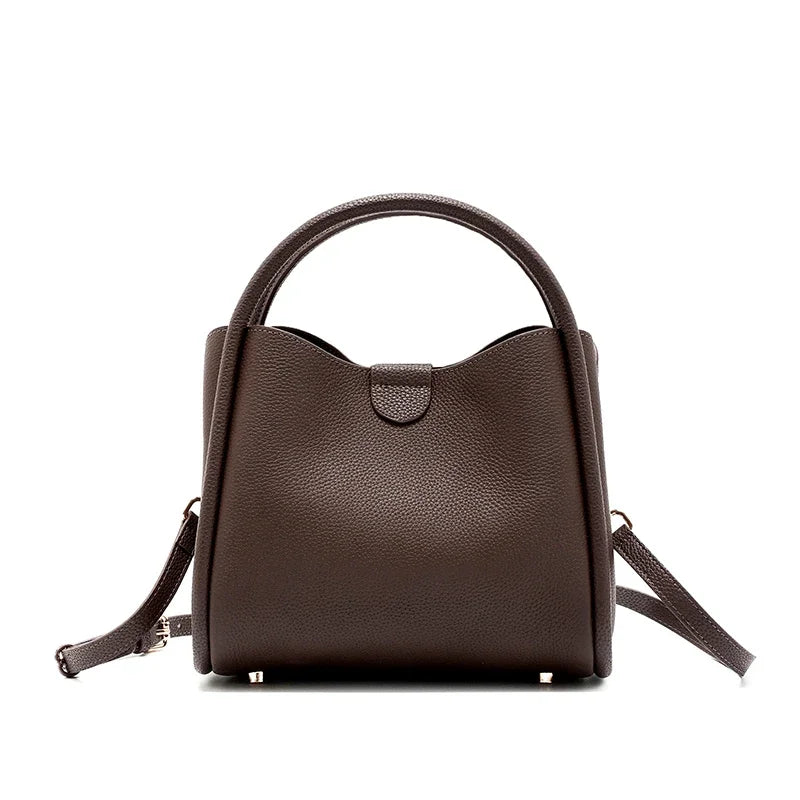 sac a main bandouliere cuir cafe