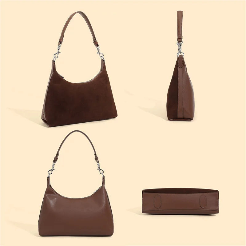 sac a main femme luxe couleur cafe