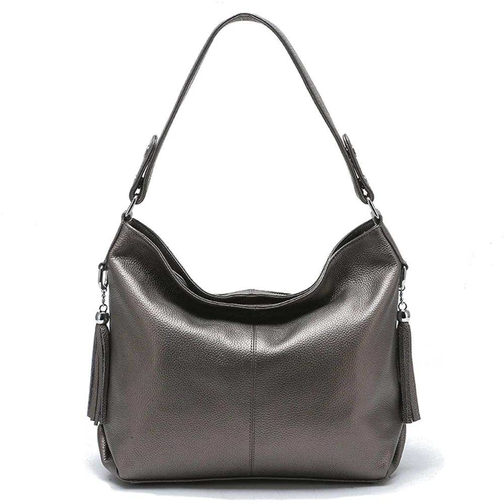 sac a main grand taille metalise