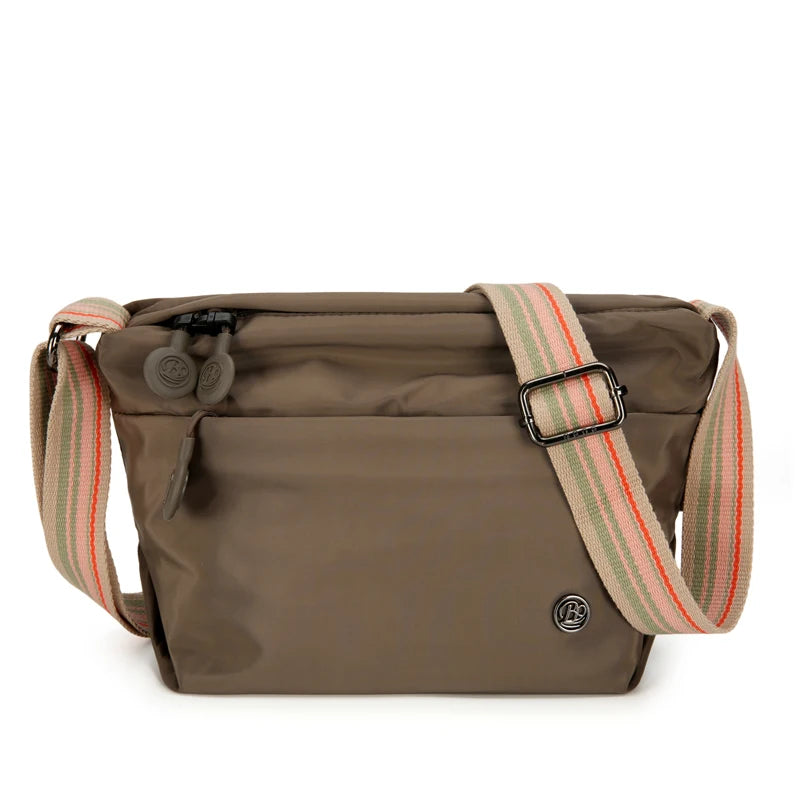 sac banane voyage marron