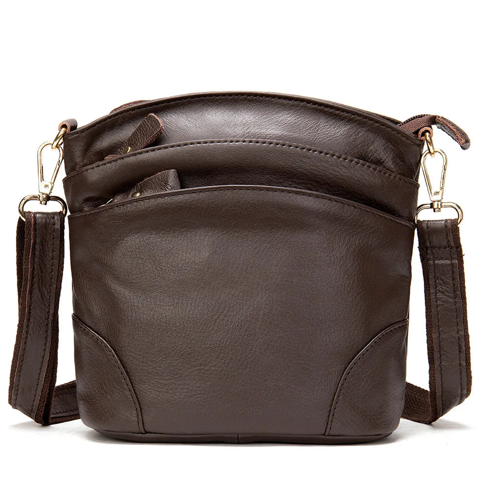 sac besace femme marron