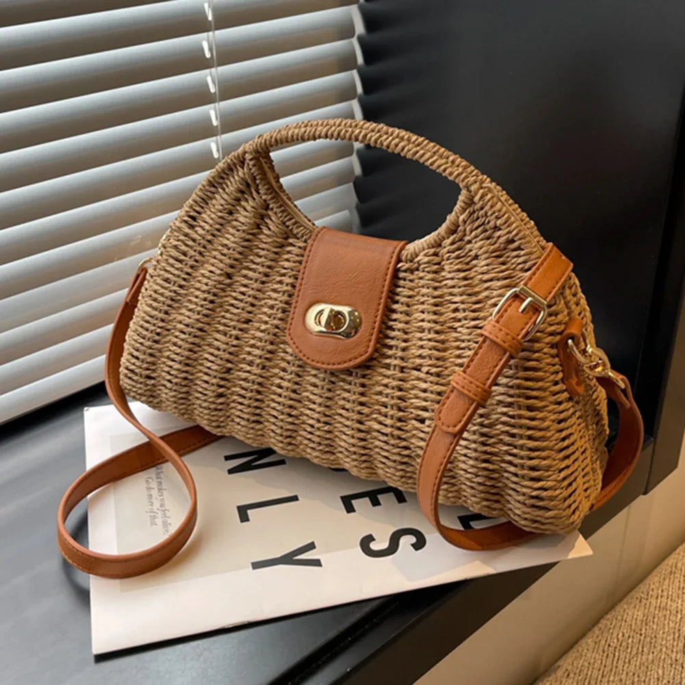 sac d'été en paille chic