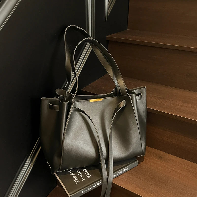 sac de cours etudiante noir