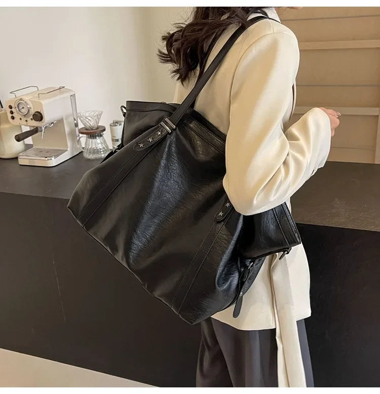 sac de cours pour etudiante noir
