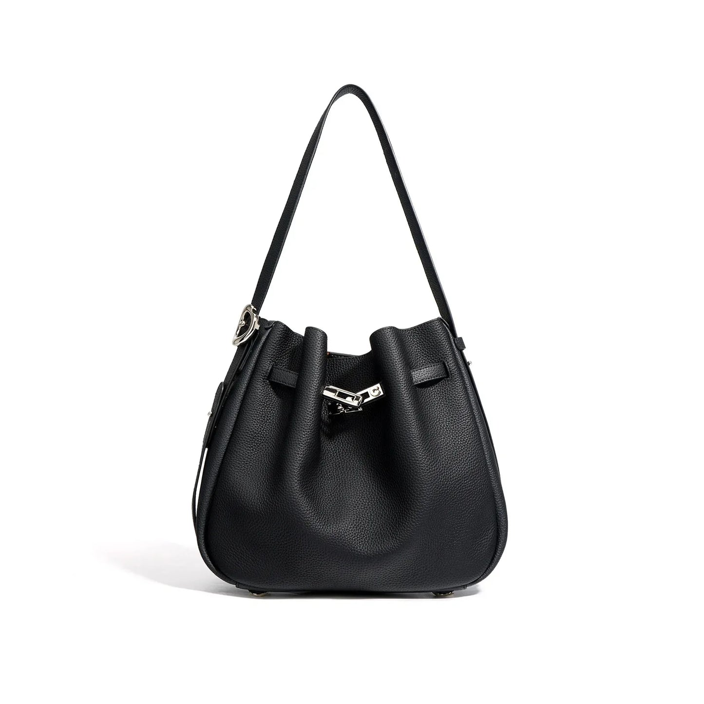 sac en cuir femme noir