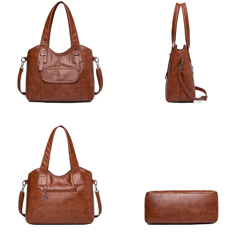 sac en similicuir camel