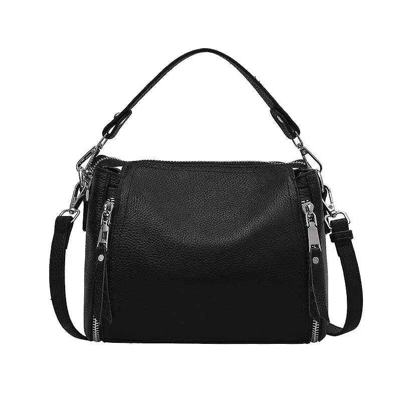 sac noir en cuir