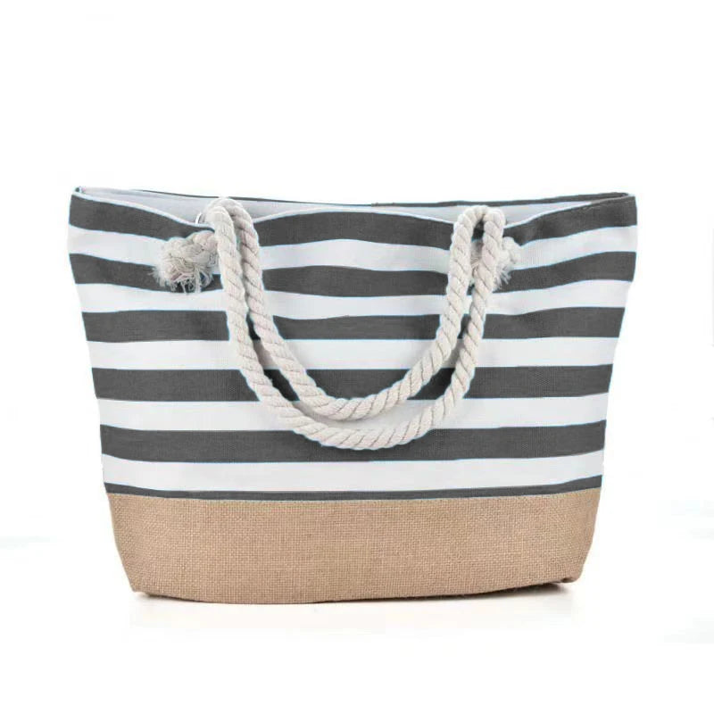 sac pour la plage gris