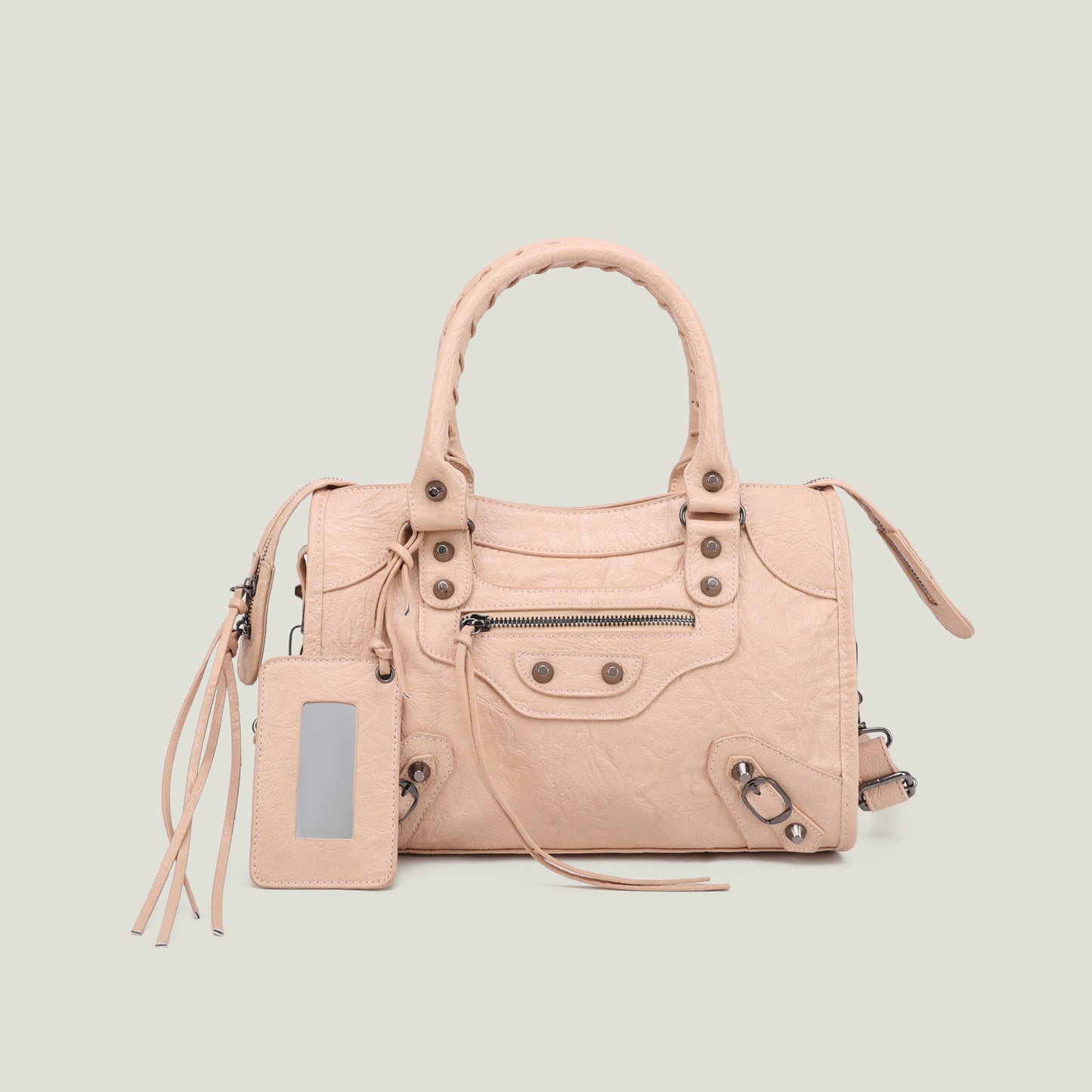 sac a main luxe couleur abricot
