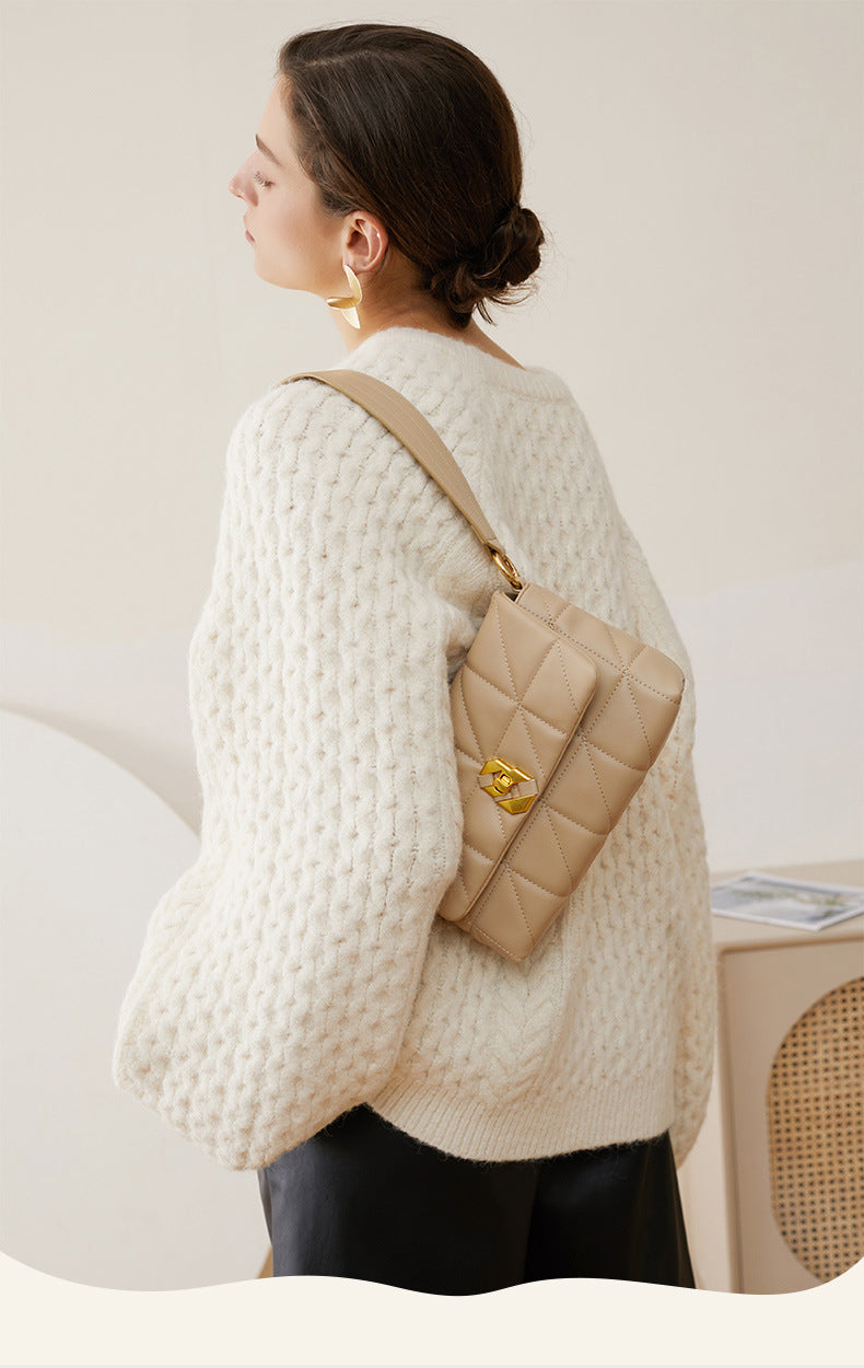 sac matelasse en cuir de haute qualite