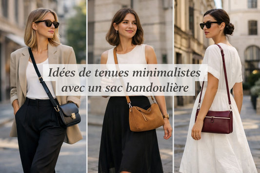 Idées de tenues minimalistes avec un sac bandoulière